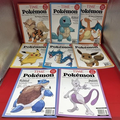 8x Time Special Edition Magazine Pokemon Gyarados, Pikachu, Eevee, Charizard - Image 1 of 4