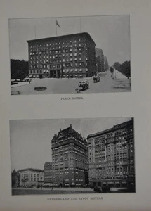 Antique New York City Art Print 1904 Dorilton Apartments Black and White - Picture 1 of 6