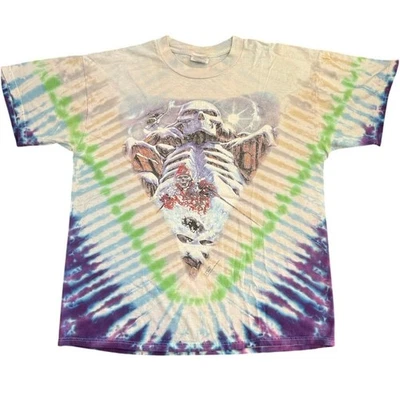 Camisa de Colección Años 90 Grateful Dead Esquí Esqueleto 1997 R. Biffle Adulto Grande Foto 1 de 4