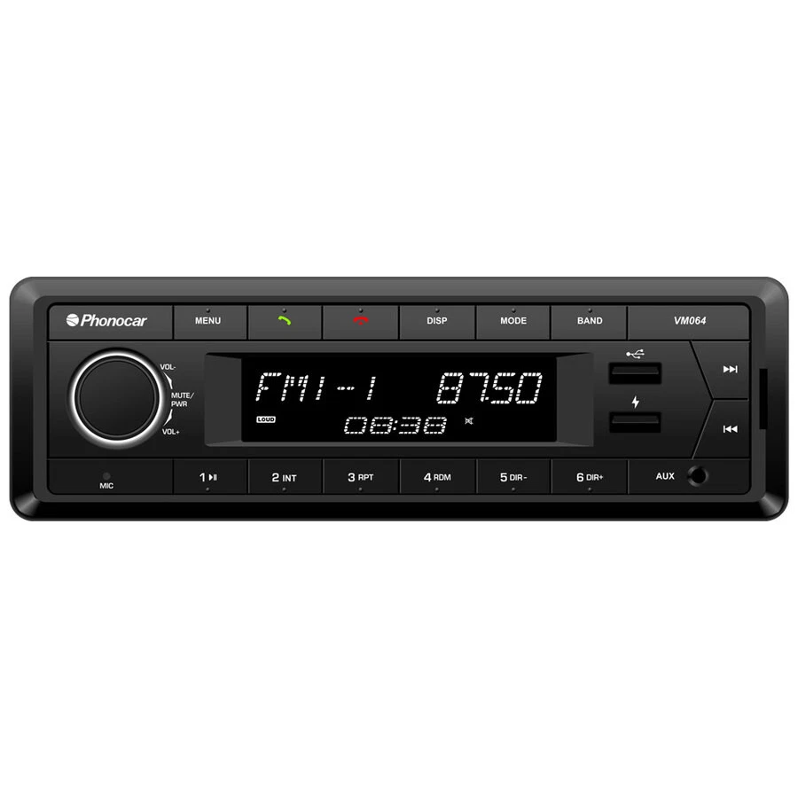 PHONOCAR Sinto NO CD BT/AuxIn/DAB c/ant bia 4x45w - Immagine 1 di 1