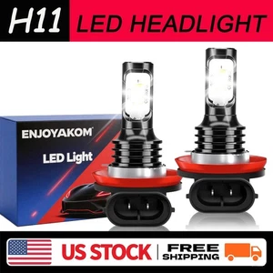 2x H11 LED Headlight KIT Combo Bulbs 6000K Low Beam Super Bright White - Picture 1 of 11