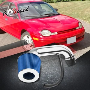 3"PIPING SHORT RAM AIR INTAKE KIT W/BLUE CONE FILTER FOR 95-99 DODGE NEON 2.0 - Bild 1 von 6