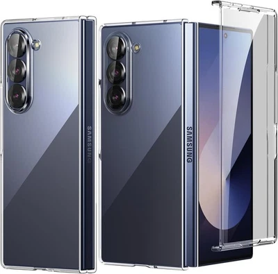 Funda Foluu Transparente para Samsung Galaxy Z Plegable Z 6 2024, Z 6 2024-Transparente  Foto 1 de 4
