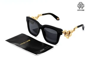 Gafas de sol Roberto Cavalli SRC041- Diseño de acetato y metal dorado - Imagen 1 de 22