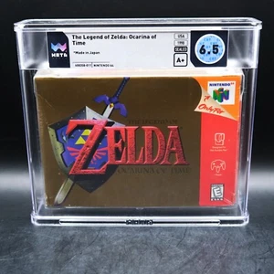 WATA 6.5 A+ Zelda Ocarina of Time Nintendo 64 N64 New Factory Sealed Not VGA CGC - Picture 1 of 2
