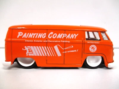 JADA - LOWERED 1962 VOLKSWAGEN BUS SERVICE VAN - PRO-STREET - 1/64 DIECAST - Image 1 of 4