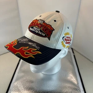 Jeff Gordon NASCAR Hat Leather Chase Authentics 2001 Champion Racing Cap 24 Rare - Picture 1 of 10
