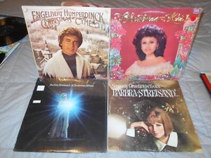 Barbra Streisand A Christmas Album Kiri Te Kanawa, Engelbert Humperdinck LPs Lot - Picture 1 of 2