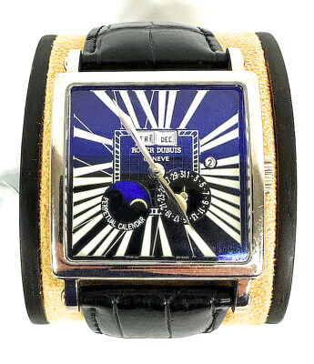 Authentic Roger Dubuis Golden Square Watch 18k Gold