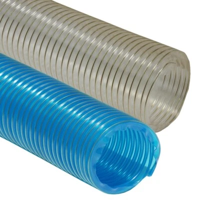 Rubber-Cal XPV 708 - PV Flexible Duct - Clear/Blue