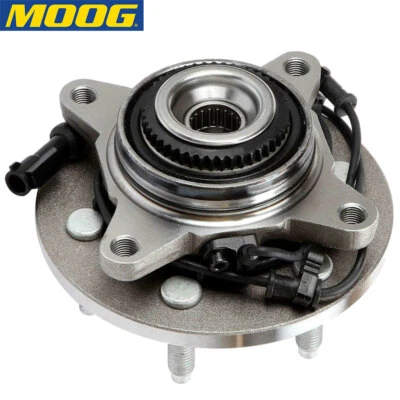 Buje y cojinete de rueda delantera MOOG con ABS para Ford Expedition Navigator 4x4 V8 5,4 L Foto 1 de 4