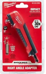 Milwaukee Shockwave 48-32-2390 Right Angle Adapter - Red - Picture 1 of 4