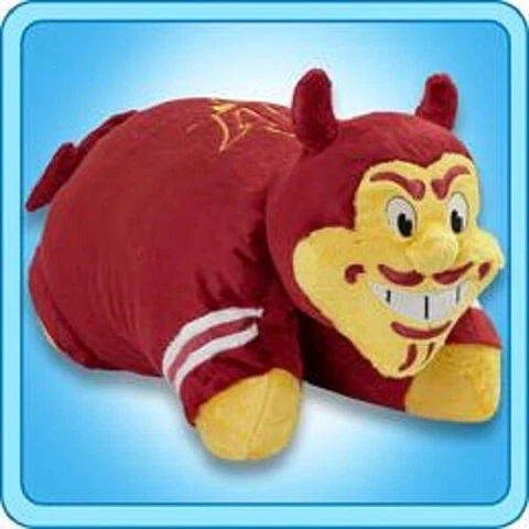 Arizona State Sun Devils Large 18" Mascot Pillow Pet - NCAA Cover