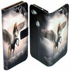For Sony Xperia Series - Unicorn Fairy Tale Print Wallet Mobile Phone Case Cover