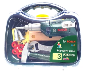 Bosch Spielzeug Werkzeugkoffer Set Kinder mit Bohrmaschine , Big Work-Case - Bild 1 von 4