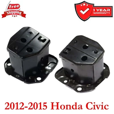 Bumper Bracket For 2012-2015 Honda Civic Rear Left & Right Side Set 2pcs Foto 1 de 4