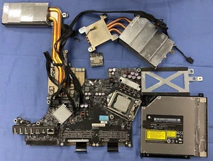 APPLE IMAC A1311 MOTHERBOARD LOGIC BOARD 820-3126-A DVD REWRITER HEAT SINK LOT - Afbeelding 1 van 7