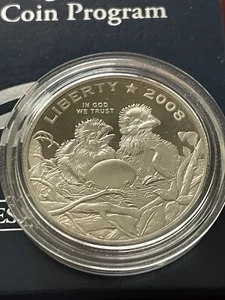 2008-S Bald Eagle 50C Half - Picture 1 of 4