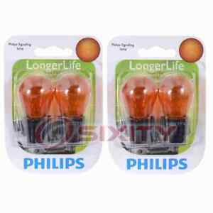 2 pc Philips Front Side Marker Light Bulbs for Lincoln MKS 2009-2012 gh