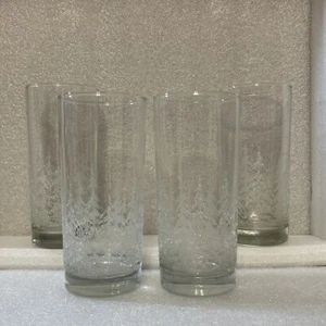 Juego de 4 vasos con textura Libbey Frosty Pines Highballs - Imagen 1 de 6