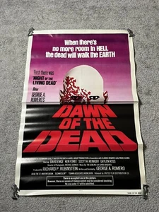 Dawn Of The Dead 1978’s ORIGINAL 27X41 MOVIE POSTER GEORGE A. ROMERO DAVID EMGE - Picture 1 of 8