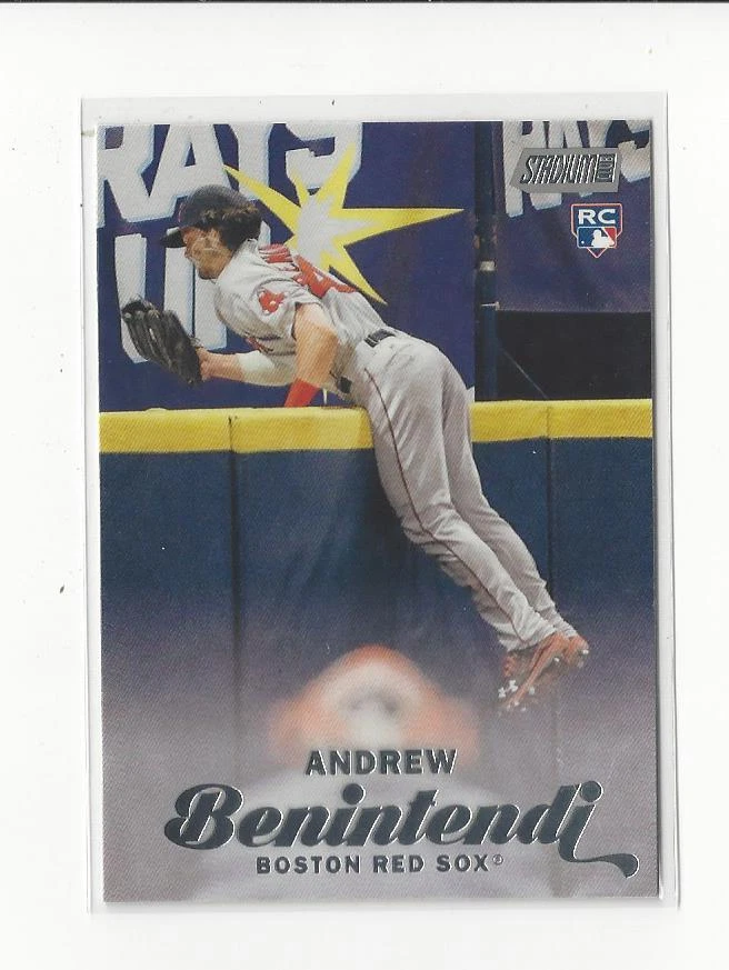 2017 Stadium Club #149A Andrew Benintendi RC Rookie Red Sox Yankees - Image 1 of 1