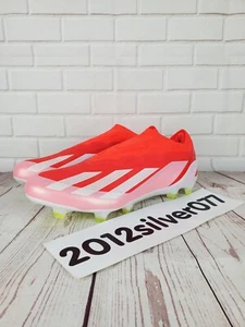 Size 8.5 Adidas Men's X Crazyfast Elite Laceless FG Soccer Cleats IG0611 NEW - Picture 1 of 9
