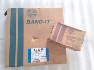 Coated Band AE4359 316 Stainless Steel 5/8" Wide  AND BAND -IT Clips... - Picture 1 of 6