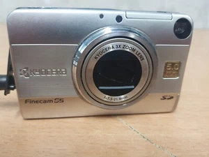 Kyocera Finecam S5 5.0MP Digital - Silver- Unit Only  (S5) - Picture 1 of 12