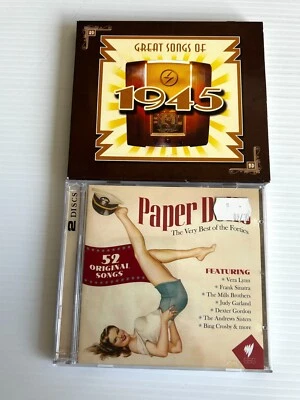 Paper Dolls Best of the 40s 2-CD & Great Songs 1945 Swing Jazz Big Band Vocal - image 1 of 4