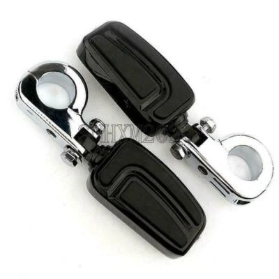 Abrazaderas de montaje de clavijas de pie de 1-1/4" para Harley-Davidson Heritage Softail Classic FLSTC Foto 1 de 4