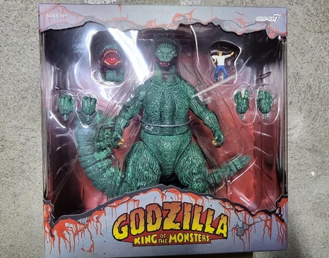 SDCC 2023 Super7 Ultimates Godzilla Art Adams Comic Comic Con Action Figure Cover