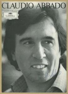 Claudio Abbado (1933-2014) - Italian conductor - Rare signed photo - COA - Picture 1 of 1