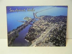 Air View Sandpoint Idaho Luftbild Postkarte - P18 - Bild 1 von 3
