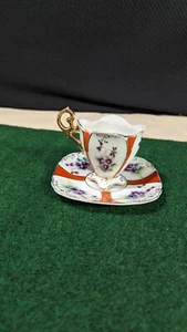 Taza de té de porcelana fina vintage tazas de té pequeñas decoración del hogar - Imagen 1 de 14