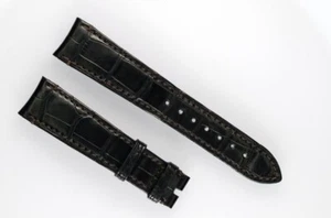 Zenith hybrid bracelet leather brown alligator / rubber black 20/16 - Picture 1 of 2