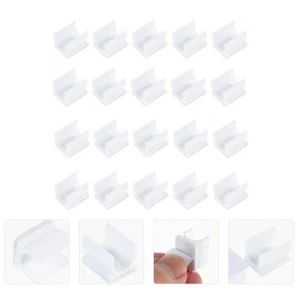 100 Piezas Adhesivo Soporte para Pluma Clips para Lápiz a Granel para Escritorio Hebilla Abrazaderas para Pluma - Imagen 1 de 12