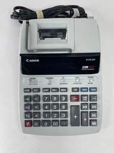 Canon P170-DH 12 Digit 10 Key Adding Business Machine Clock Calendar Calculator - Picture 1 of 3