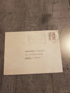 REPUBBLICA FRANCAISE COVER BUSTA CIRCOLATA INVIO A COMMUNAUTE ISRAELITA ZURIC - Foto 1 di 2