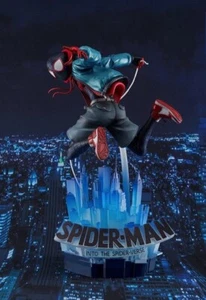 Marvel Miles Morales Spiderman Good Smile Statue Spider-Man Awakening - Foto 1 di 9