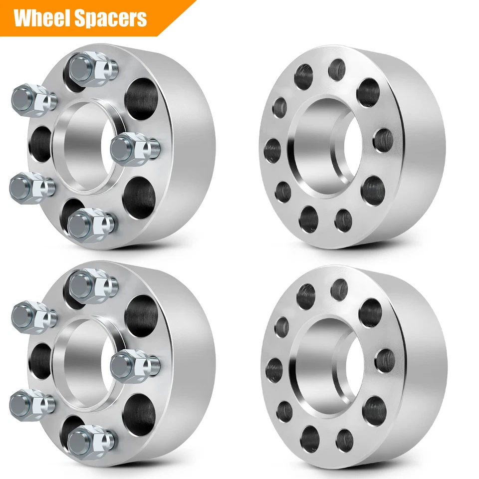 4 Pcs 2" 5x4.5 to 5x4.5 1/2" Wheel Spacers For 1992-2011 Ford Crown Victoria - Image 1 of 4