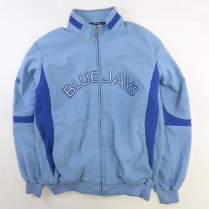Chaqueta de bombardero Toronto Blue Jays Majestic Dug Out talla XL Cooperstown MLB - Imagen 1 de 16