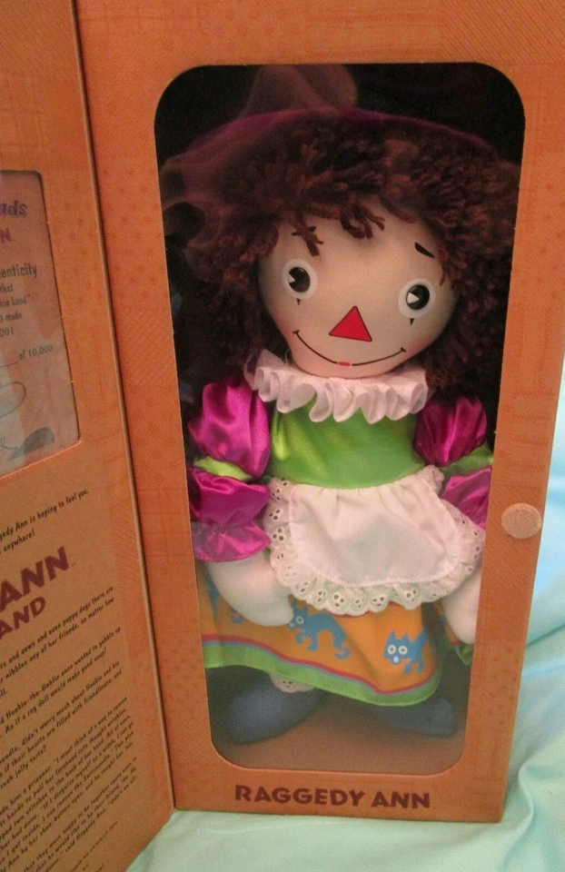 2001 Raggedy Ann Doll Cookie Land Storybook Friends Dakin 5824 of 10000