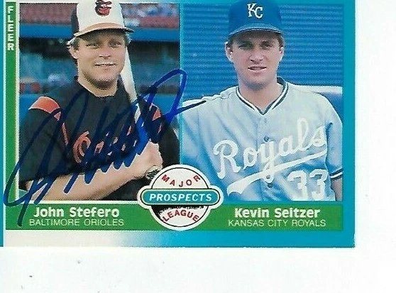 JOHN STERFERO SIGNED 1987 FLEER #652 - BALTIMORE ORIOLES - Image 1 of 1