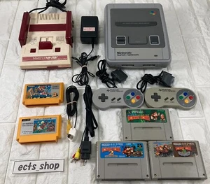 Nintendo Super Famicom console Famicom Console Mario Donkey Kong 5games Japan #3 - Picture 1 of 6