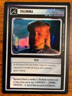 2000 Decipher Star Trek Reflections Yuta Used Free Shipping - Image 1 of 2