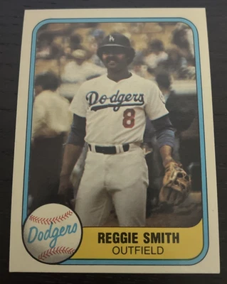 1981 Fleer - #111 - Reggie Smith - Los Angeles Dodgers - Image 1 of 2