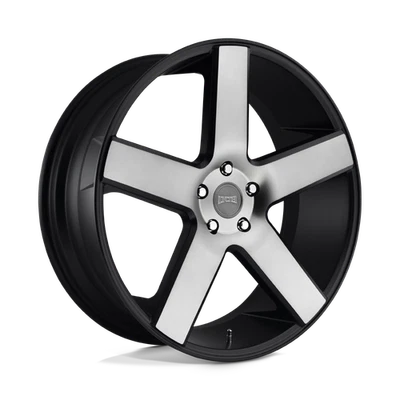 Rueda 22x8,5 DUB S116 BALLER NEGRO MATE DOBLE TINTE OSCURO 5x120 (35 mm) Foto 1 de 4