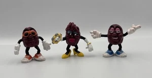 Juego de 3 figuras vintage de pasas de Applause California años 80 - Imagen 1 de 15