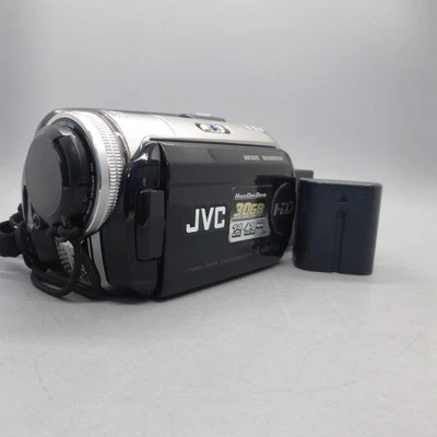 JVC Everio GZ-MG77EK Handheld High Definition HDD Camcorder Black Tested - Image 1 of 4